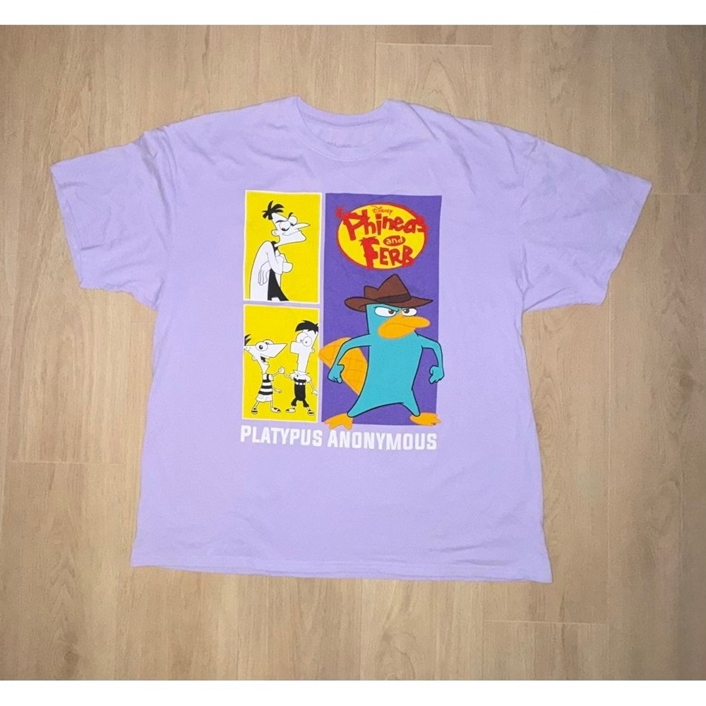 Disney Phineas and Ferb Perry the Platypus Graphic Tee‎